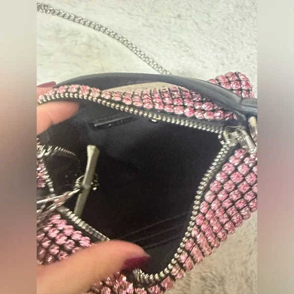 madison west pink crystal bag - Picture 3 of 4